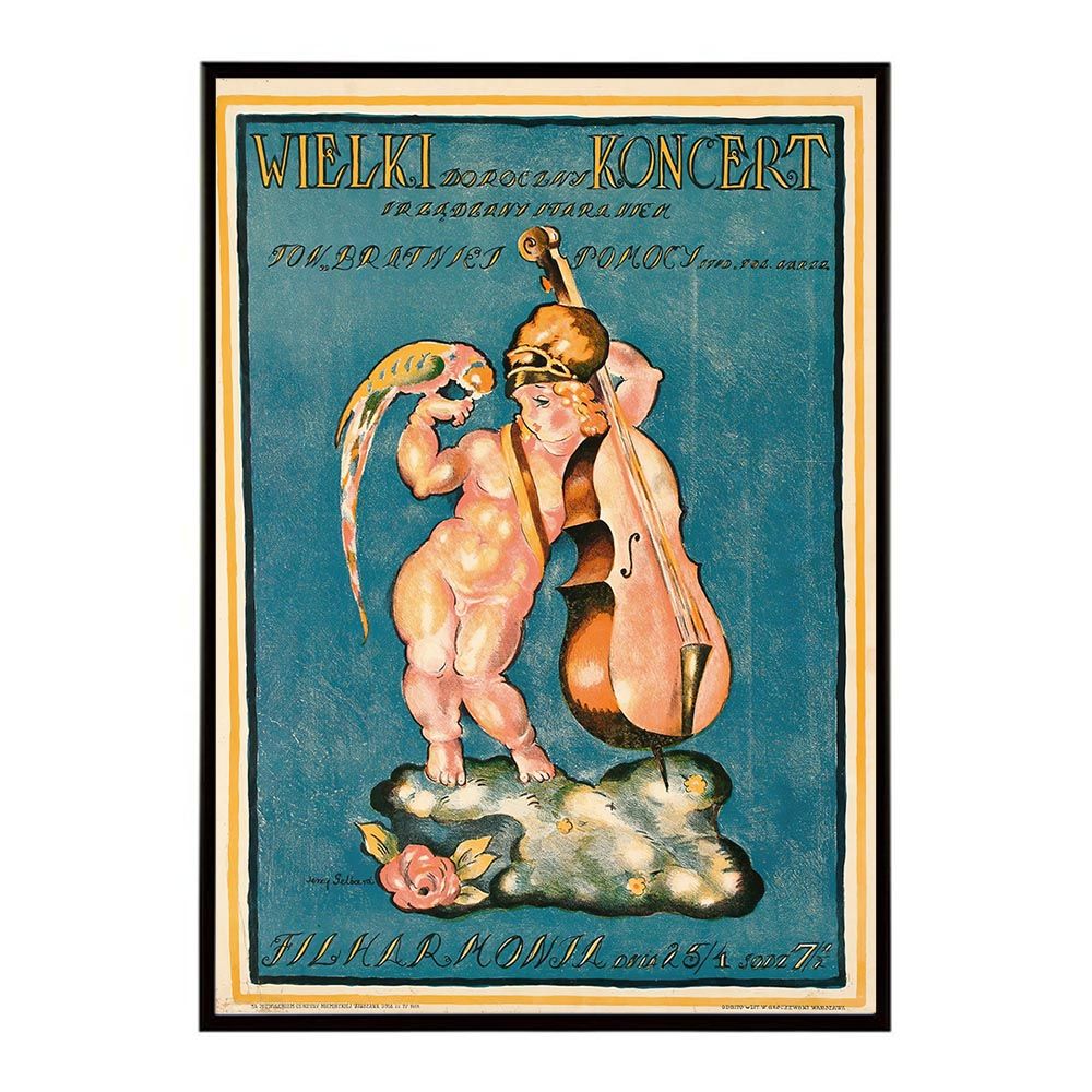 ポーリンカンパネリのポスター額縁入り アメリカにて購入 中古品