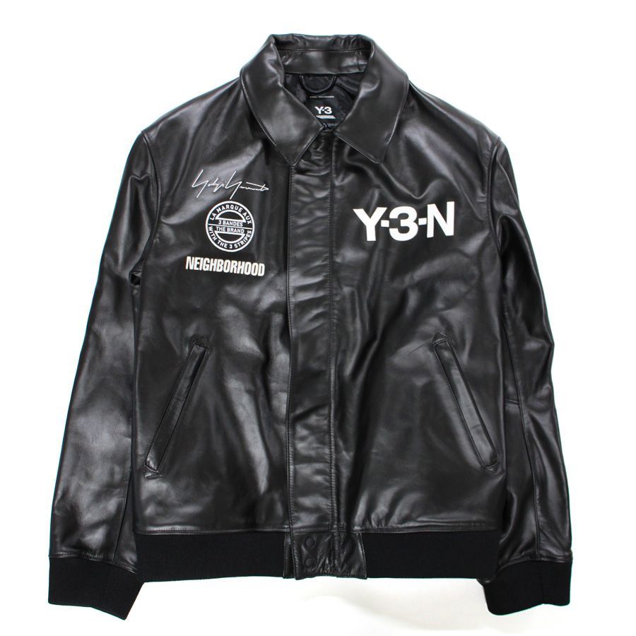商品 Y-3 KT 4301 NEIGHBORHOOD ネイバーフッドコラボ NBHD LEATHER BOMBER JACKET