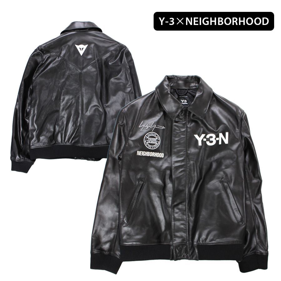 商品 Y-3 KT 4301 NEIGHBORHOOD ネイバーフッドコラボ NBHD LEATHER BOMBER JACKET