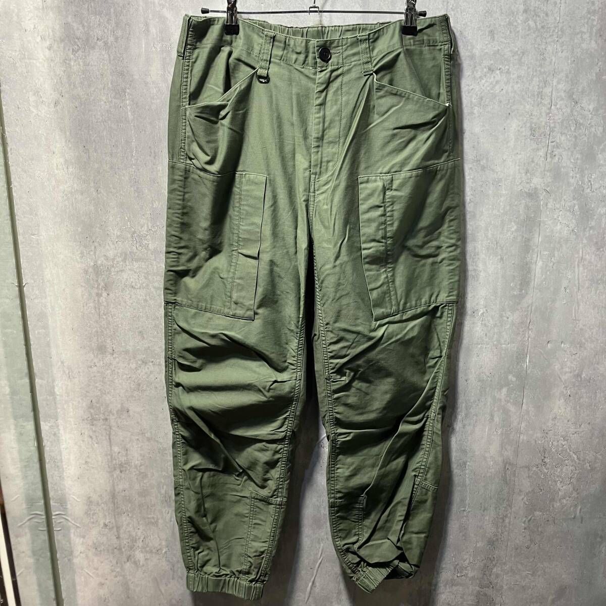 AMBUSH ロングパンツ サイズ50 FLIGHT CARGO PANTS サイズ2 グリーン アンブッシュ