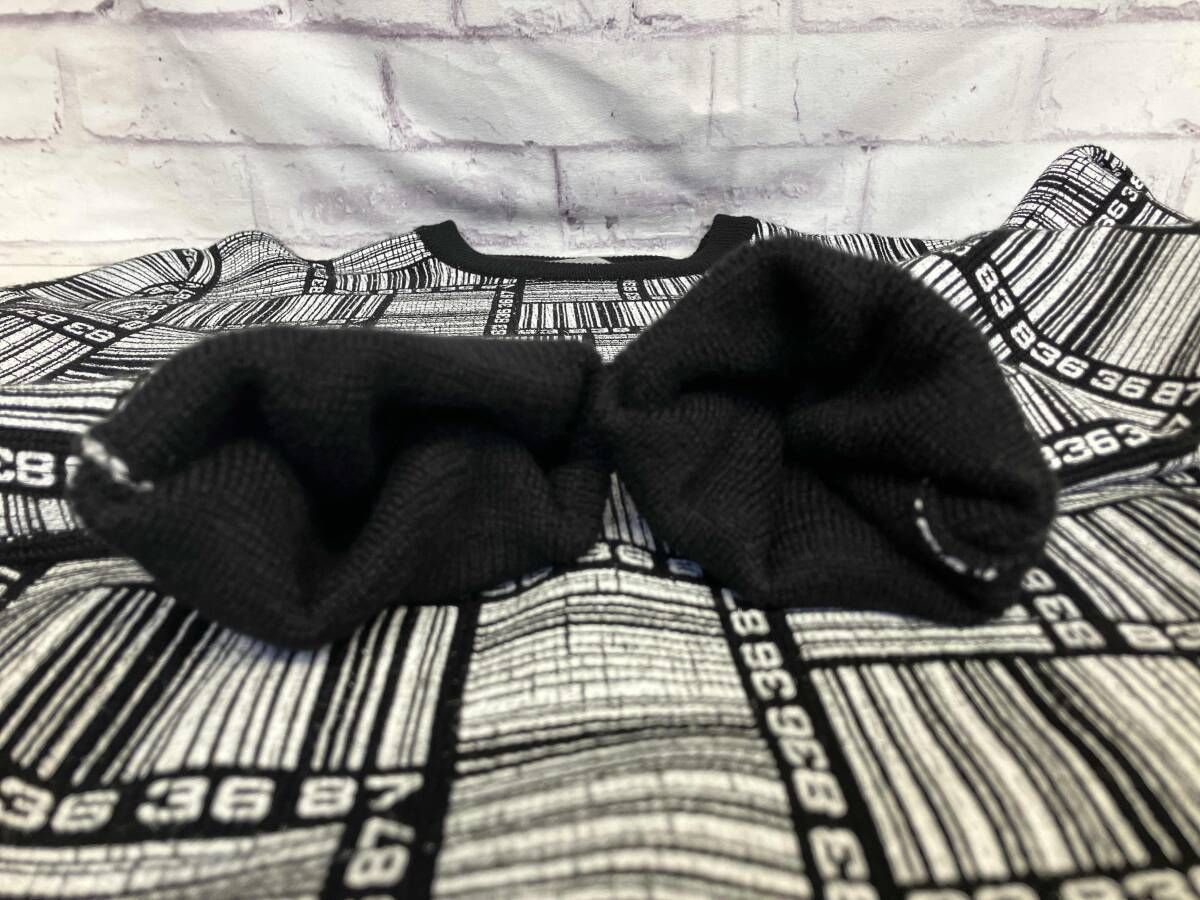 VTMNTS ヴェトモンズ 21SS BARCODE MONOGRAM SWEATER クルネックプル