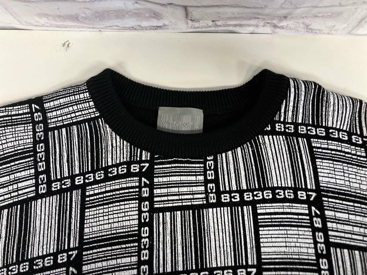 VTMNTS ヴェトモンズ 21SS BARCODE MONOGRAM SWEATER クルネックプル