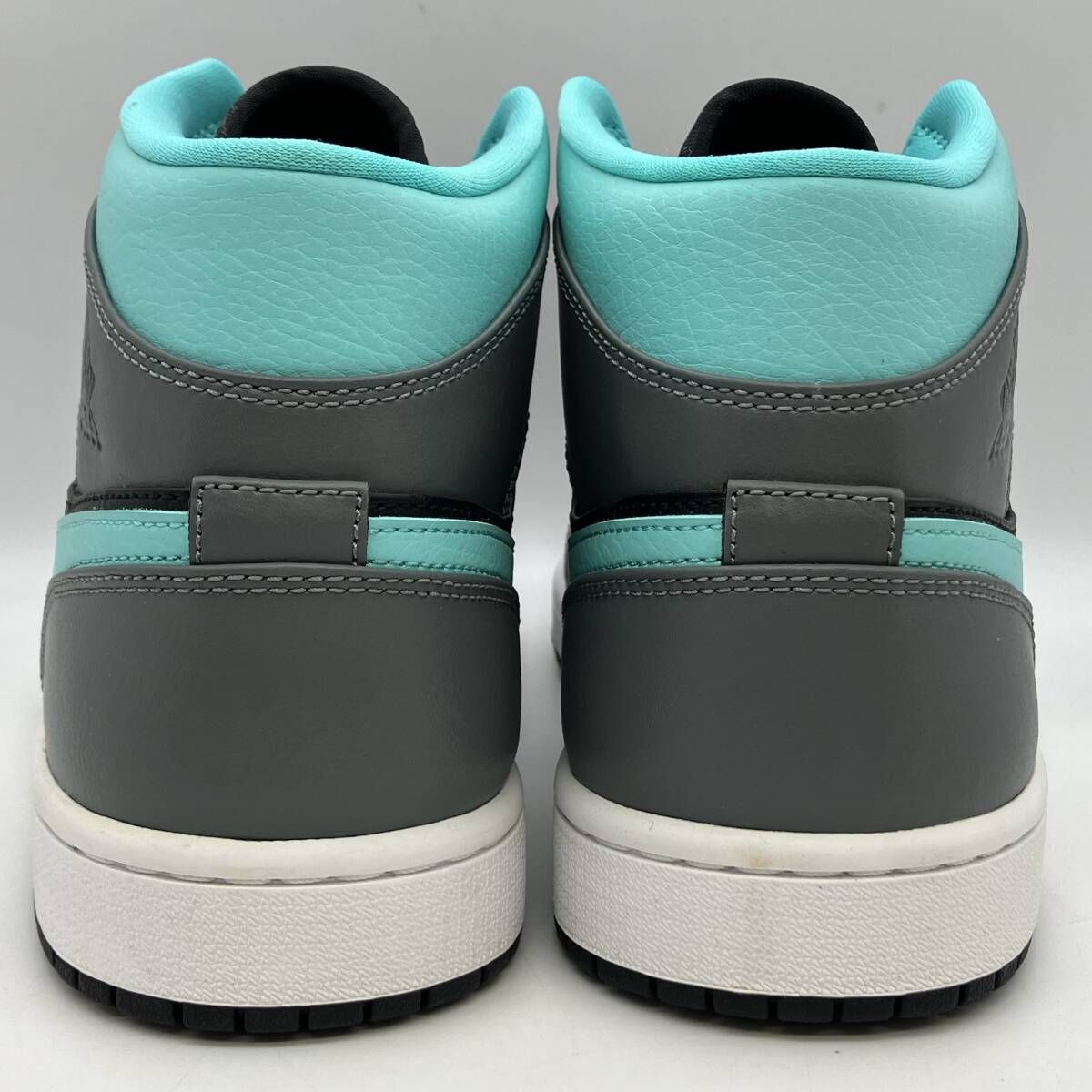 NIKE AIR JORDAN 1 MID GRAY AQUA ナイキ エアジョーダン 1 ミッド 