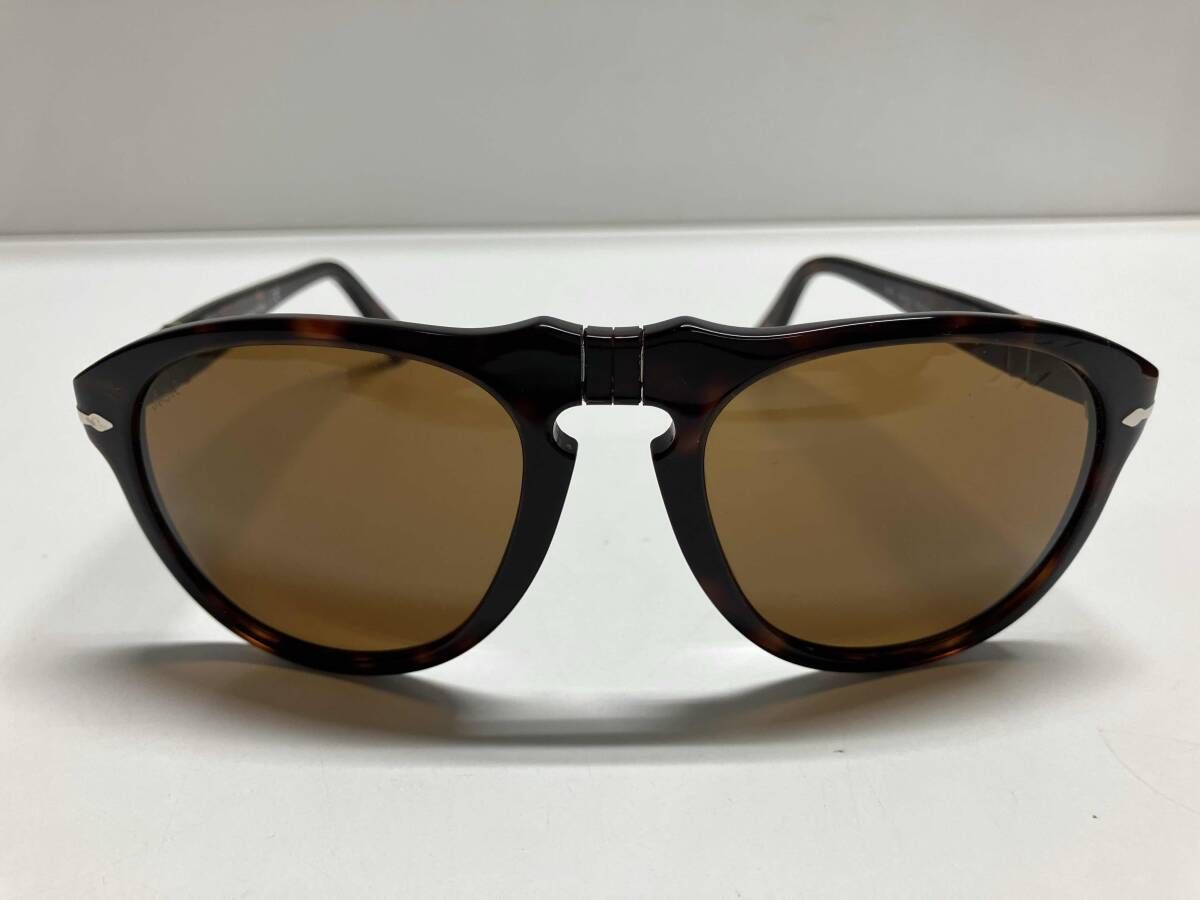 箱・ケース付き☆ Persol サングラス ペルソウル / ブラウン 649 24/33