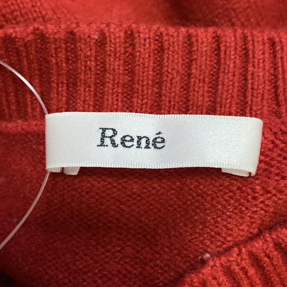 Rene(ルネ) 長袖セーター サイズ38 M レディース - レッド クルー