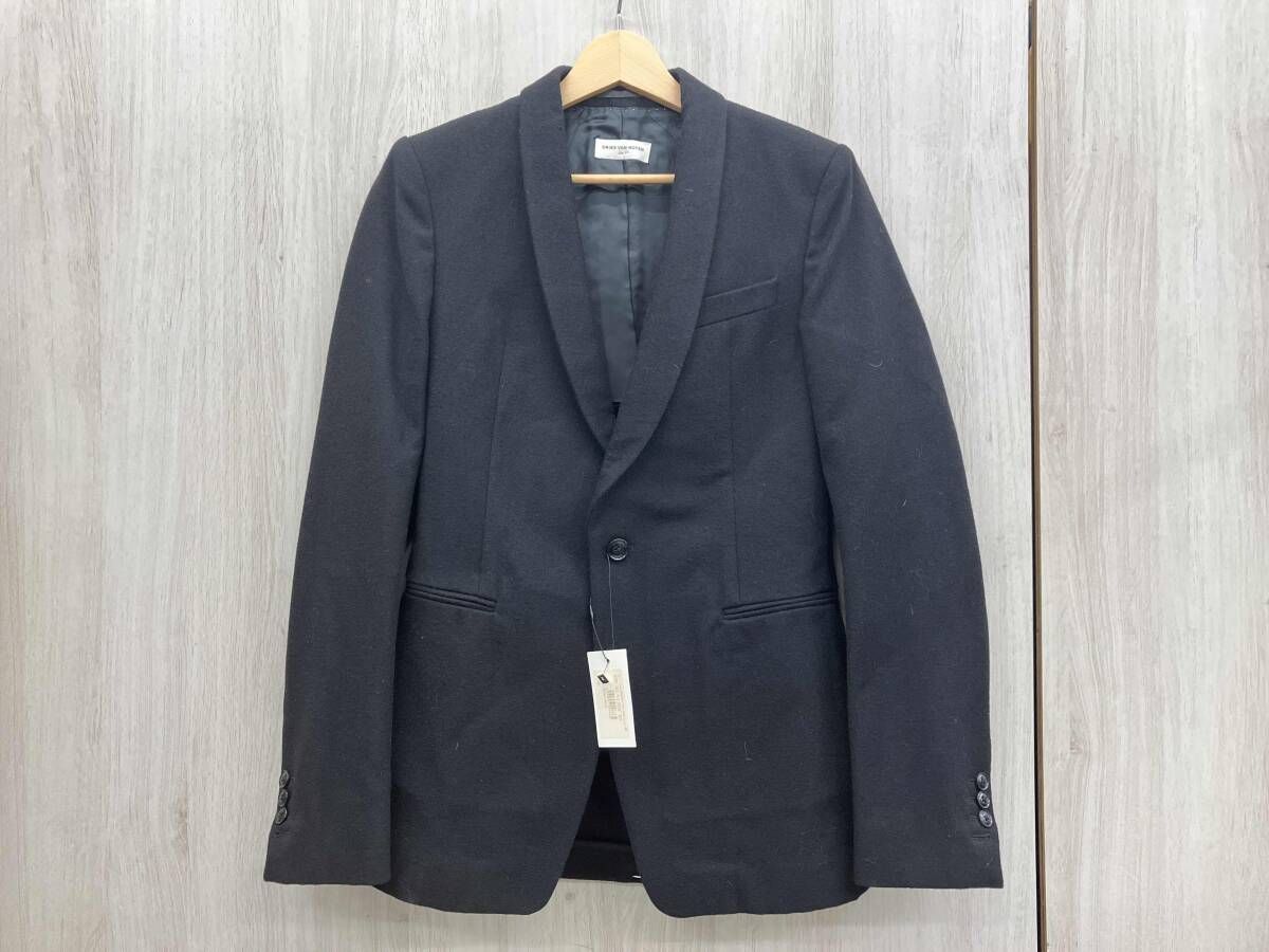 DRIES VAN NOTEN テーラードジャケット サイズ44 ブラック ショール