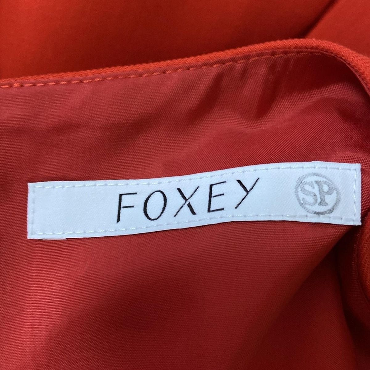 FOXEY(フォクシー) ワンピース サイズ38 M レディース - 40930 レッド  