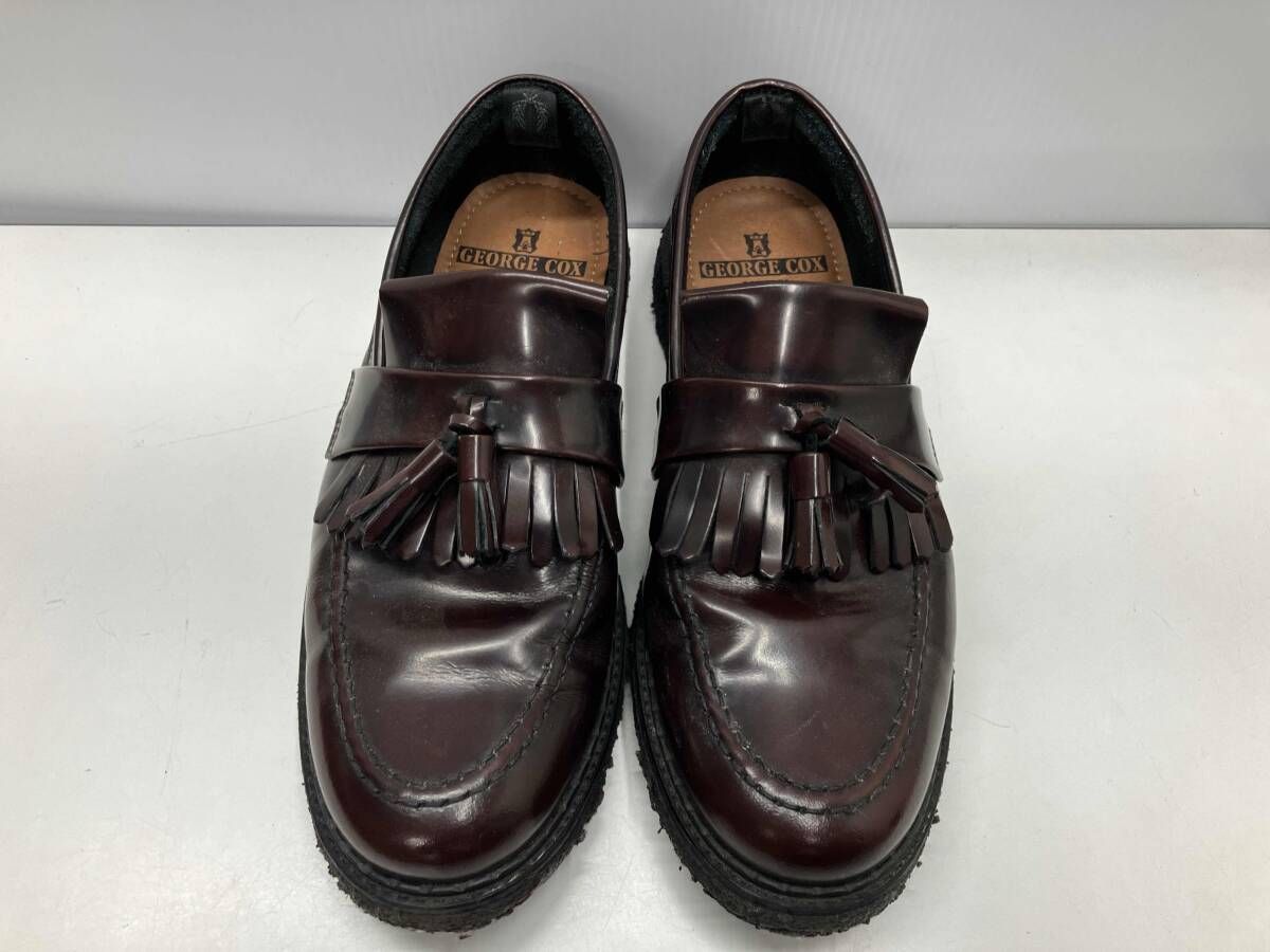 FRED PERRY E COX キルトタッセル FRED PERRY E COX キルトタッセル Fred Perry Tassel Loafer Oxblood