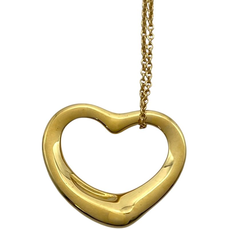 ティファニー TIFFANY＆CO オープンハートネックレス ゴールド 750