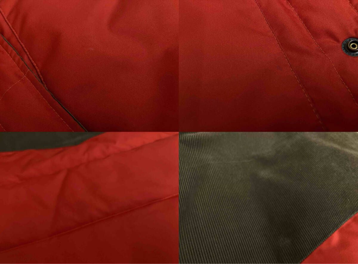 LEVI S ダウンベスト レッド カーキ MサイズJ 27445 72811-96 0805