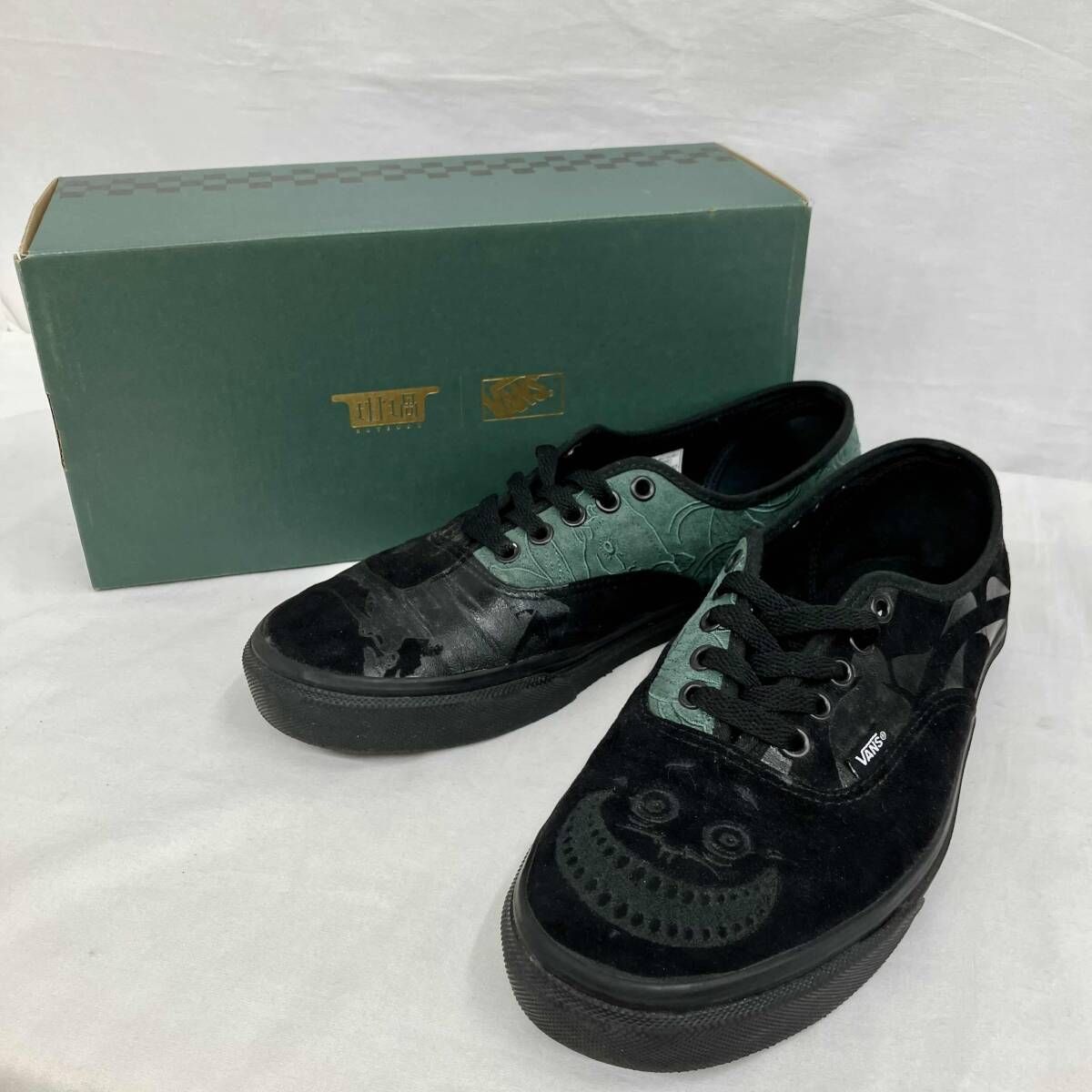 VANS × 坩堝(RUTSUBO)/バンズ×ルツボ/スニーカー／カーキ✕ブラック 