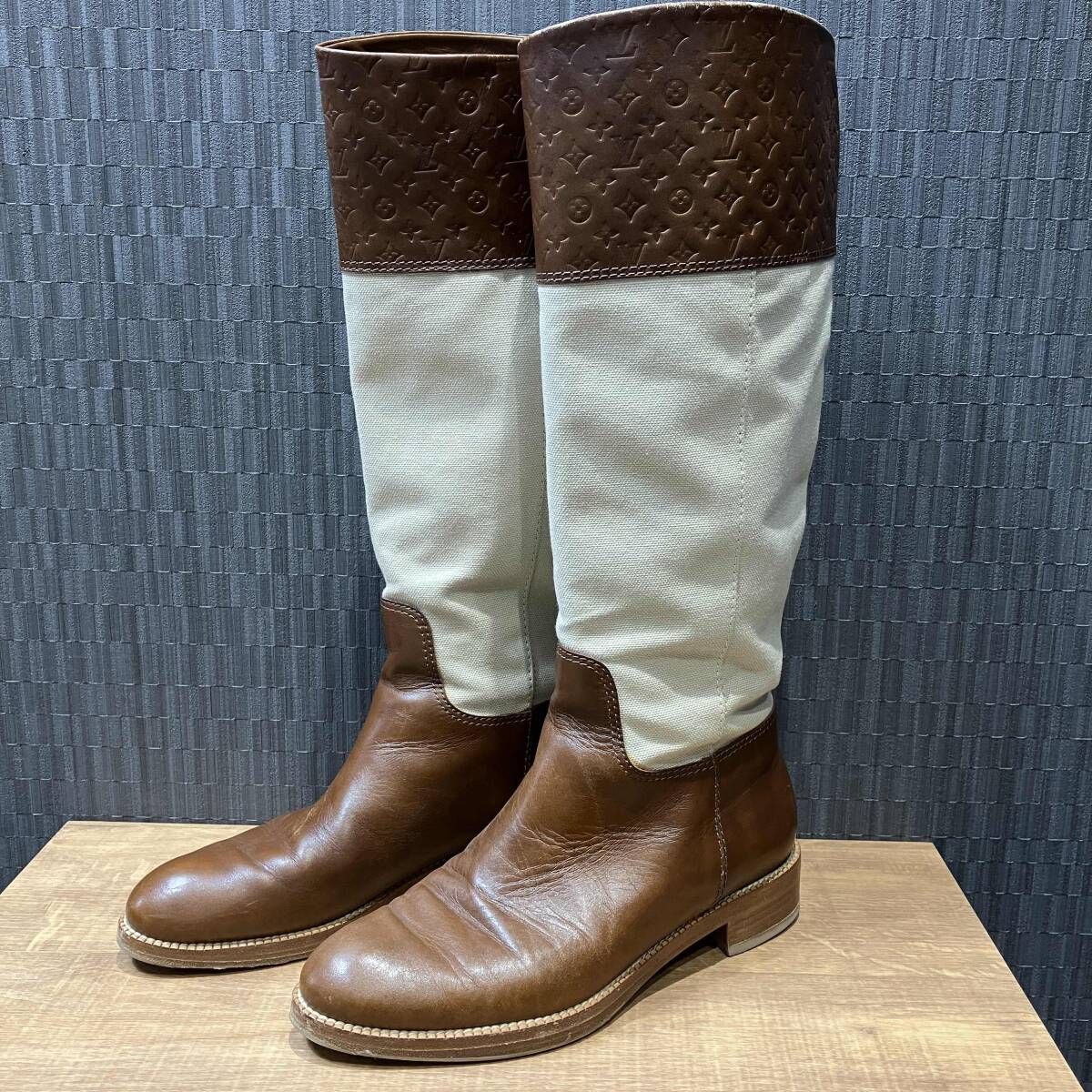 LOUIS VUITTON モノグラム ロングブーツ CL 0191 衣料