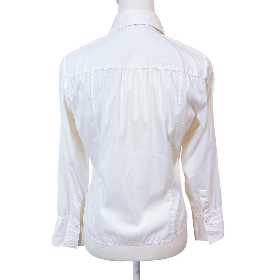 美品】DAISY LIN FOXEY 長袖ブラウス シャツ 38 無地ホワイト - メルカリ