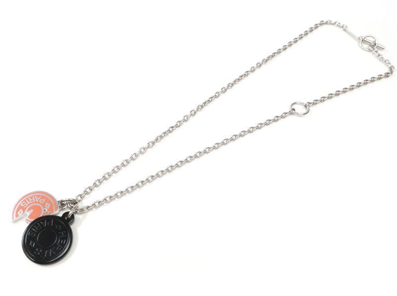 未使用 エルメス 現行モデル カルーゼル ネックレス H077325FP HERMES