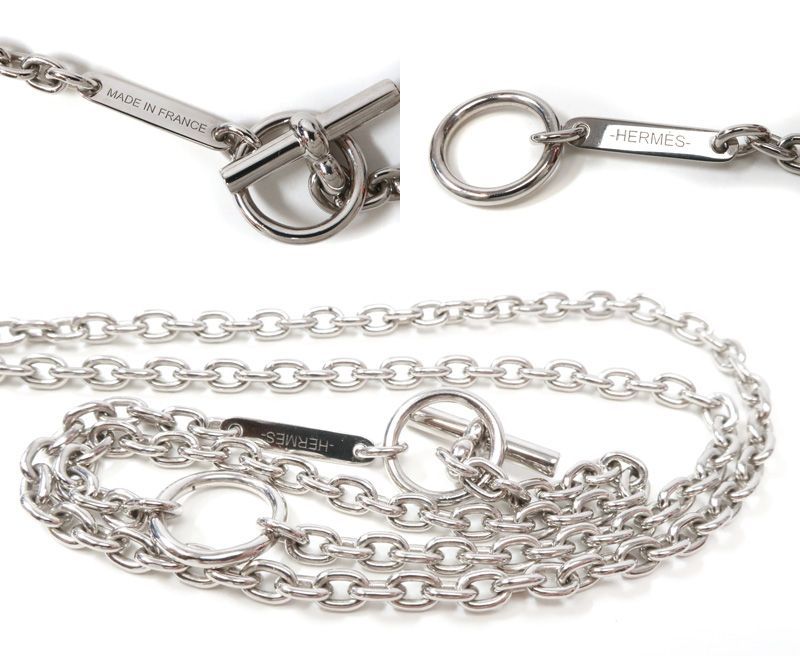 未使用 エルメス 現行モデル カルーゼル ネックレス H077325FP HERMES