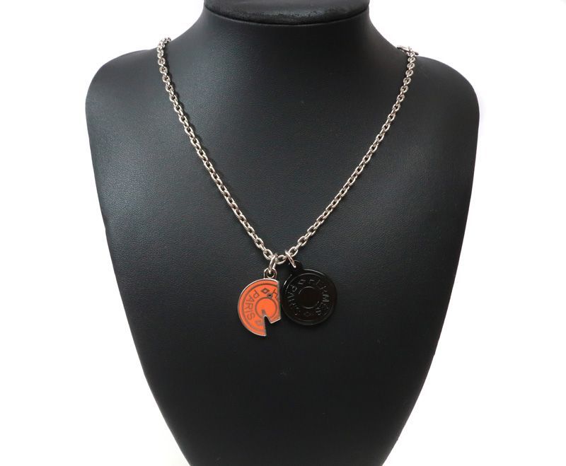 未使用 エルメス 現行モデル カルーゼル ネックレス H077325FP HERMES