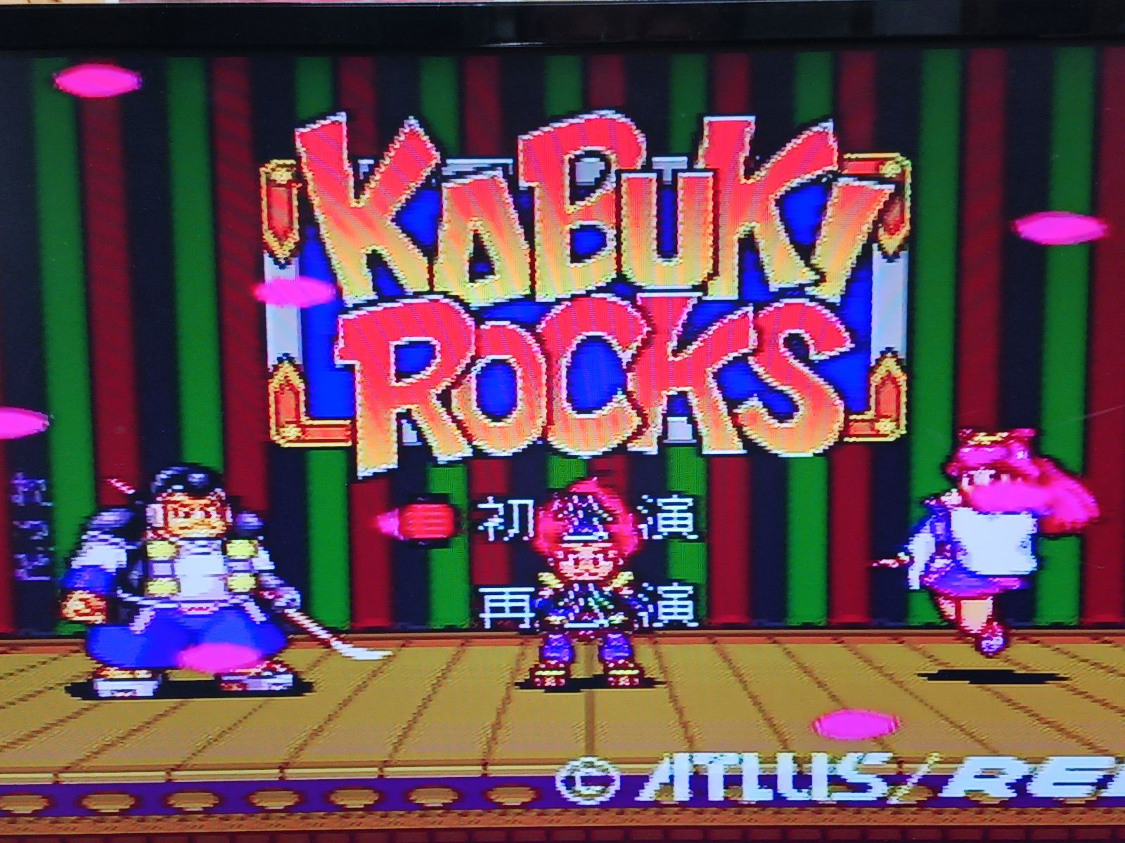 美品】SFC カブキロックス KABUKI ROCKS 箱説ハガキ付き