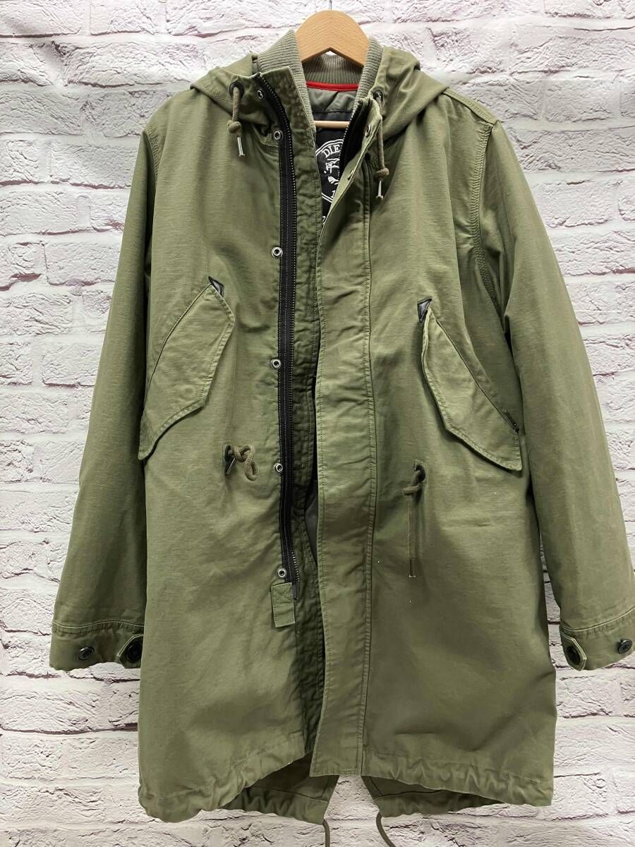 DIESEL フィールドジャケット 刺繍ライナー付 表記サイズM カーキ 