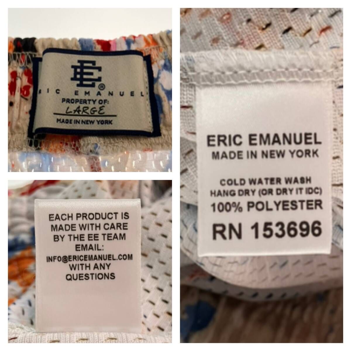 ☆ Eric emanuel エリック エマニュエル ハーフパンツ サイズL