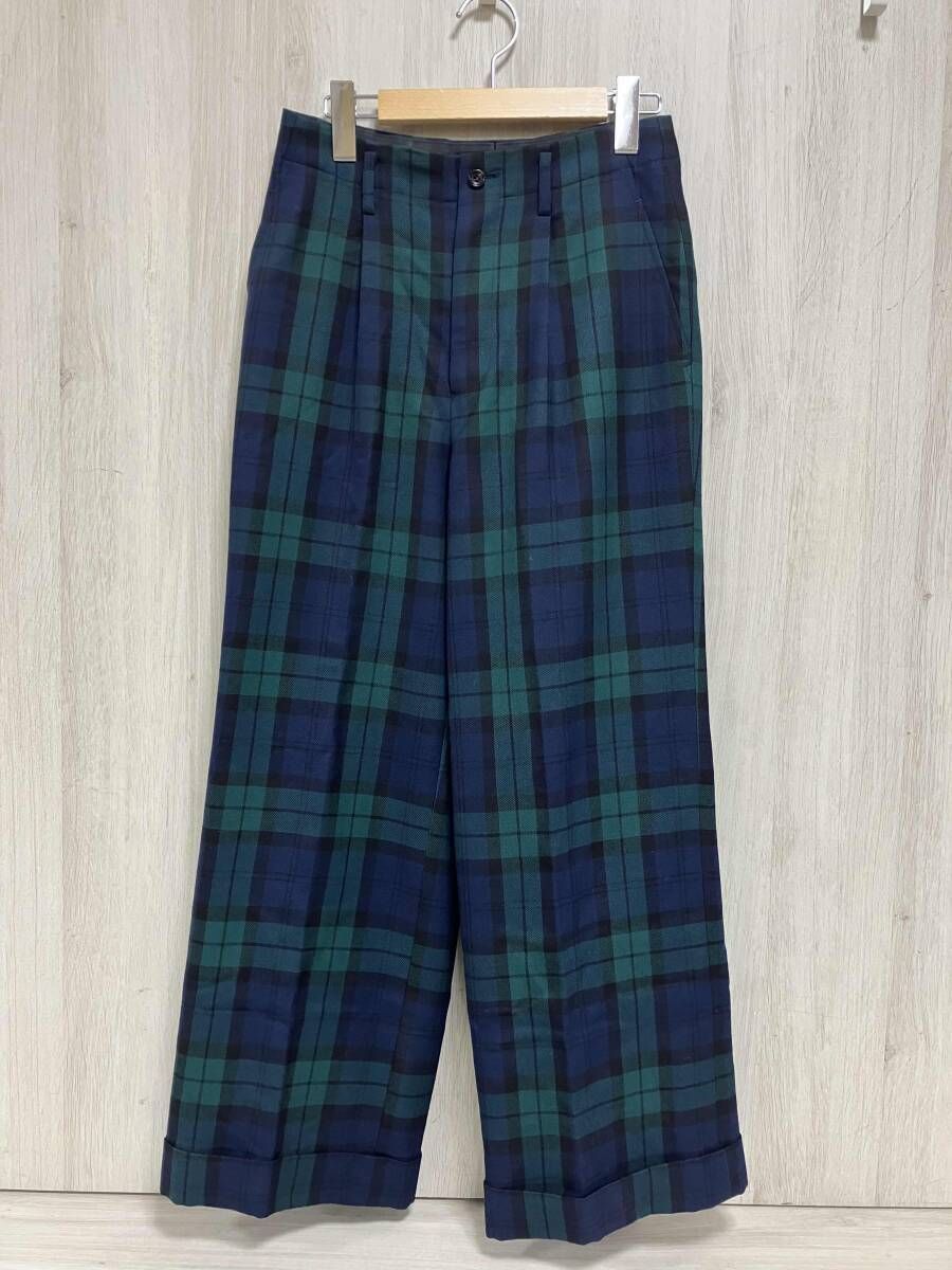 JUNYA ジュンヤ ワタナベ COMME des GARCONS パンツ JP 04007 S グリーン系 チェック size