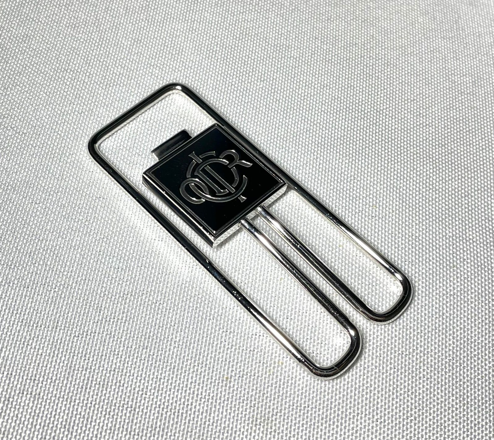 Dior ディオール CDR ロゴ マネークリップ シルバー 札挟み 財布 ウォレット カードケース 男女兼用 キャッシュレス ケーブル編み マネークリップ 