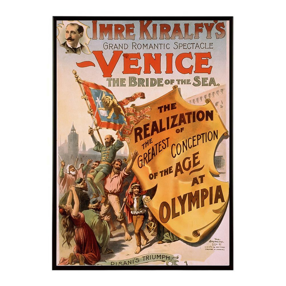 B4サイズ（約25x36cm）】【bn-poster-1845】超レトロ 復刻 絵画 古い