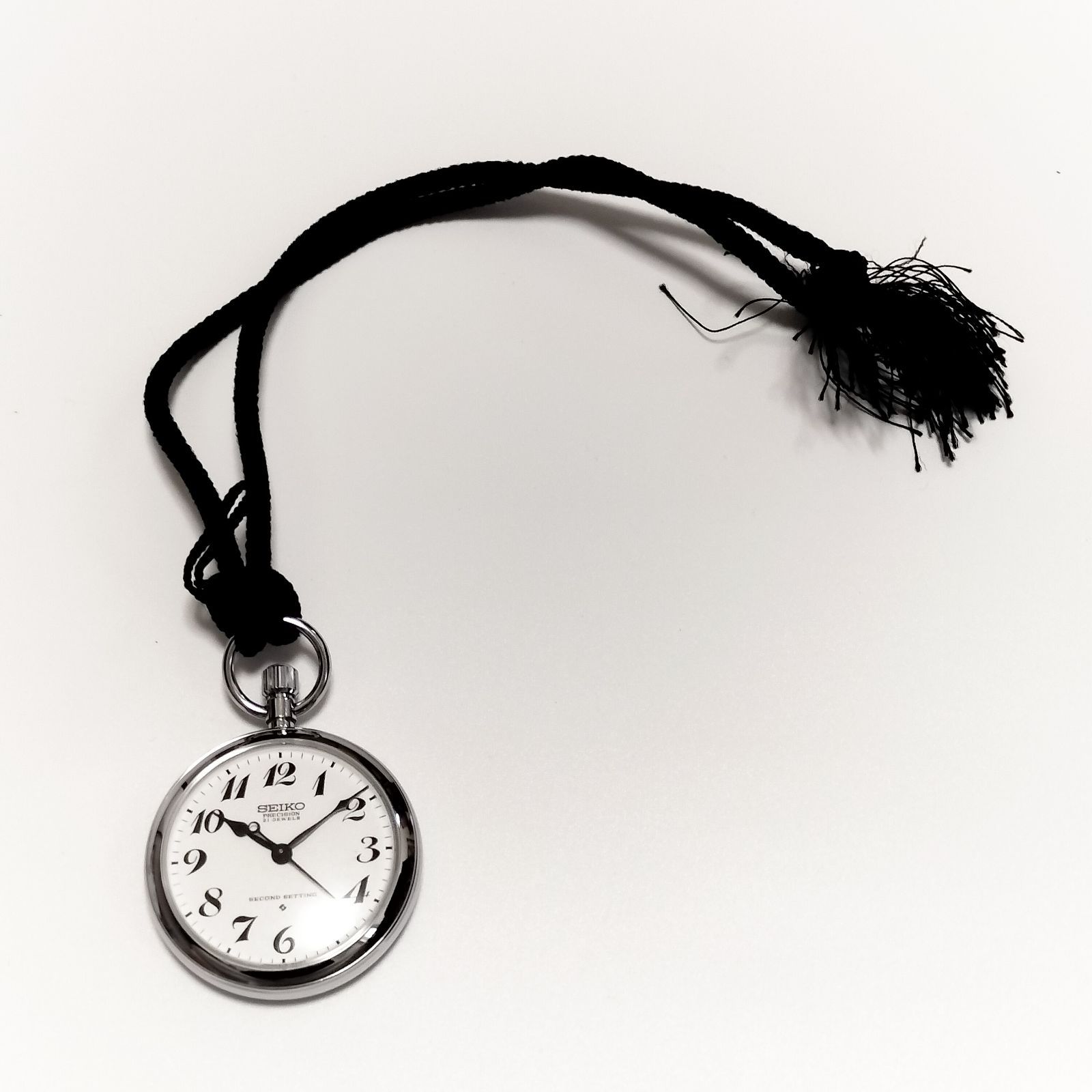 SEIKO 懐中時計 PRECISION 21JEWELS セコンドセッティング 50mm - メルカリ