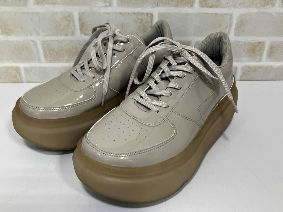 grounds グラウンズ スニーカー グレー サイズ23cm - メルカリ