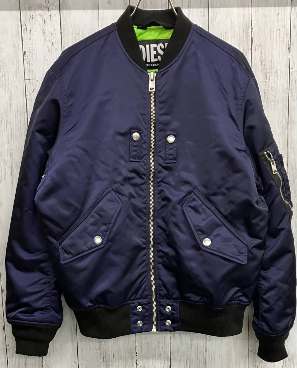 DIESEL JAVIER 編み込み ボンバージャケット ディーゼル MA-1 ブルゾン