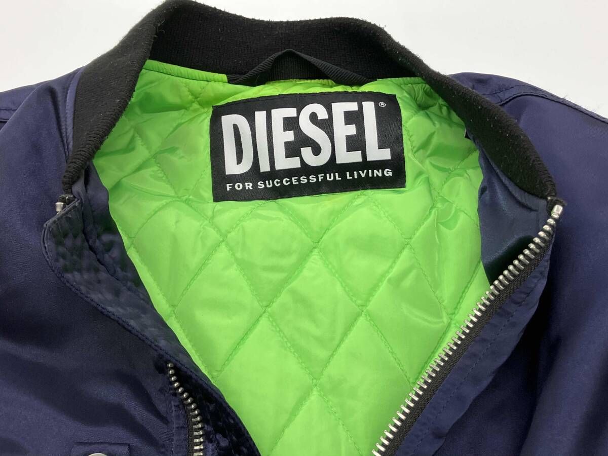 DIESEL JAVIER 編み込み ボンバージャケット ディーゼル MA-1 ブルゾン
