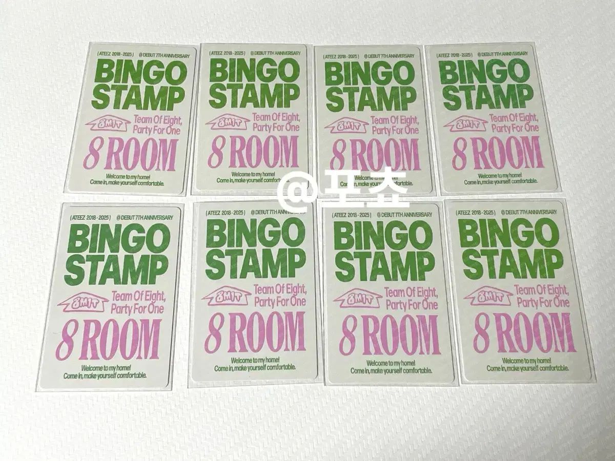 まとめ) ATEEZ_7周年_ポップアップ_8room_エイトルーム_スタンプ