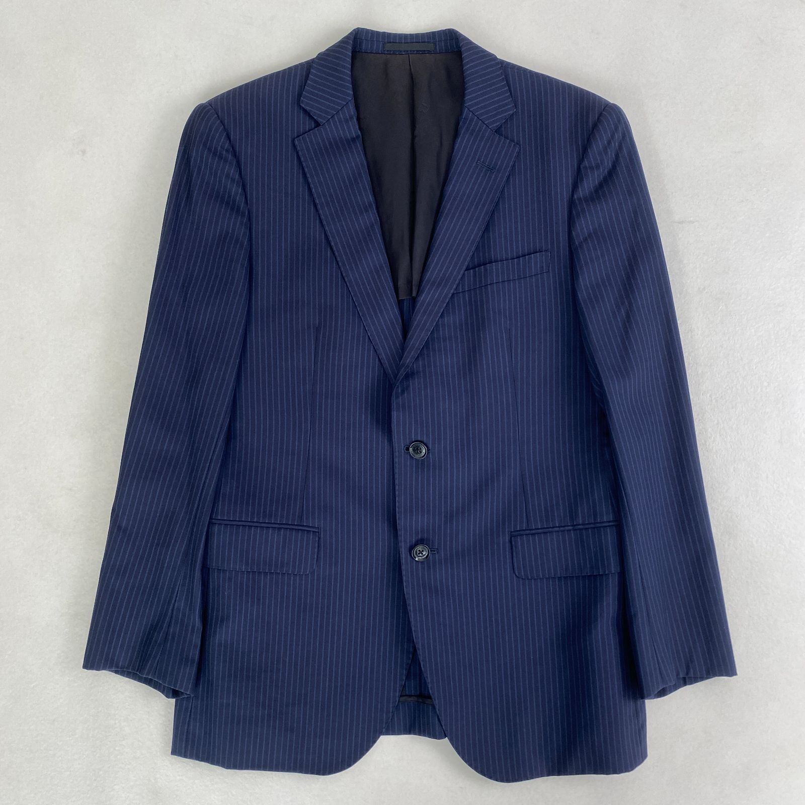 BURBERRY LONDON バーバリー セットアップ　スーツ ストライプ　絹 BURBERRY LONDON スーツ ビジネス バーバリーロンドン セットアップ 3