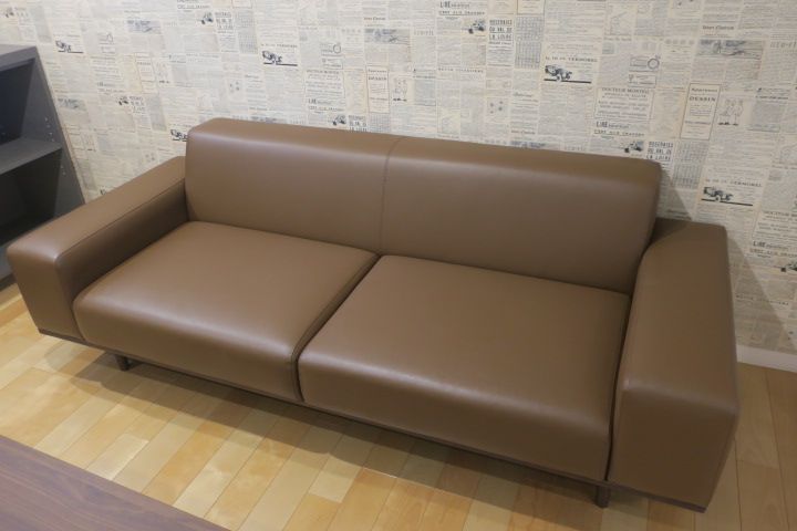 相合家具 ノーブルソファー ３P ビニールレザー