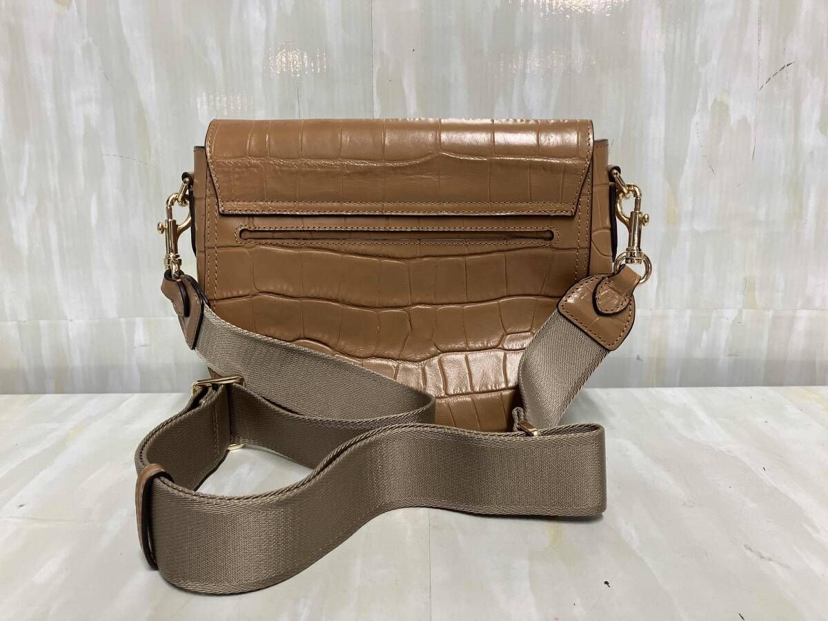 FURLA フルラ ウラニア ショルダーバッグ クロスボディ クロコ型押し 