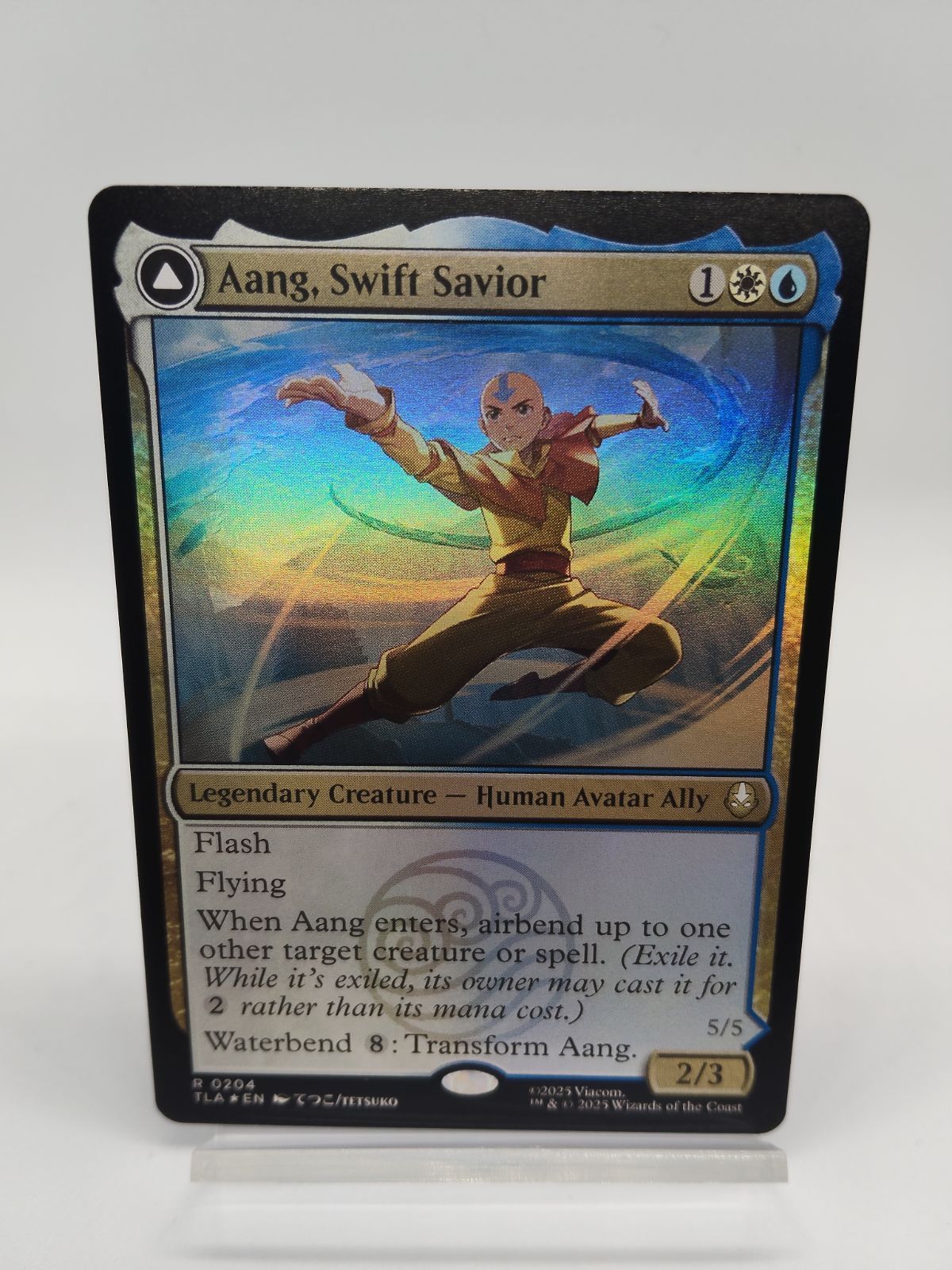 英語版 Foil】素早き救済者、アン / Aang, Swift Savior / アバター