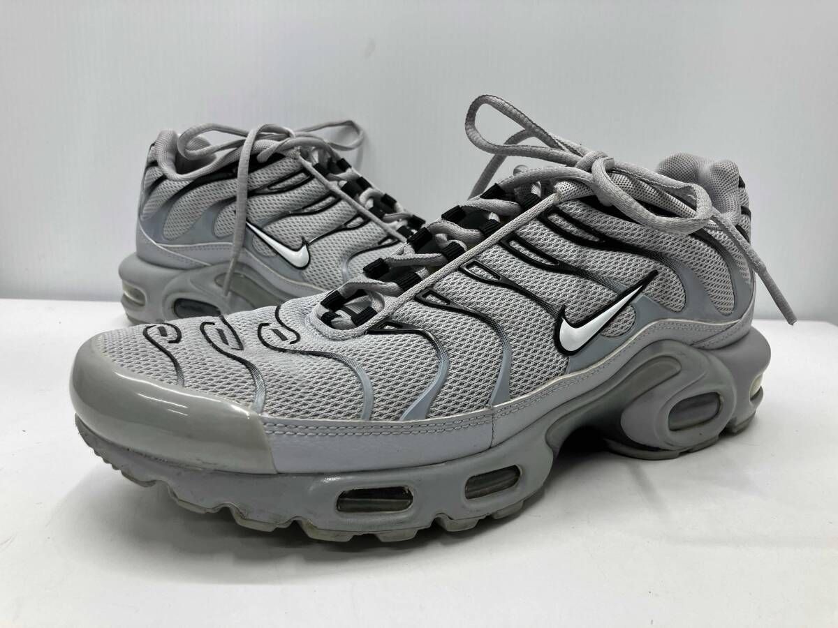 Nike Air Max Plus ウルフグレー 27CM NIKE ナイキ AIR MAX PLUS WOLF GRAY BLACK WHITE エアマックスプラス