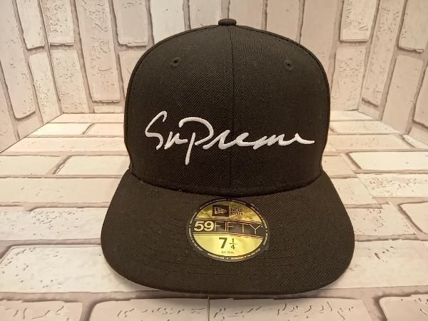 Supreme シュプリーム キャップ ERA 59 FIFTY 18 AW Classic Script ブラック ストリート