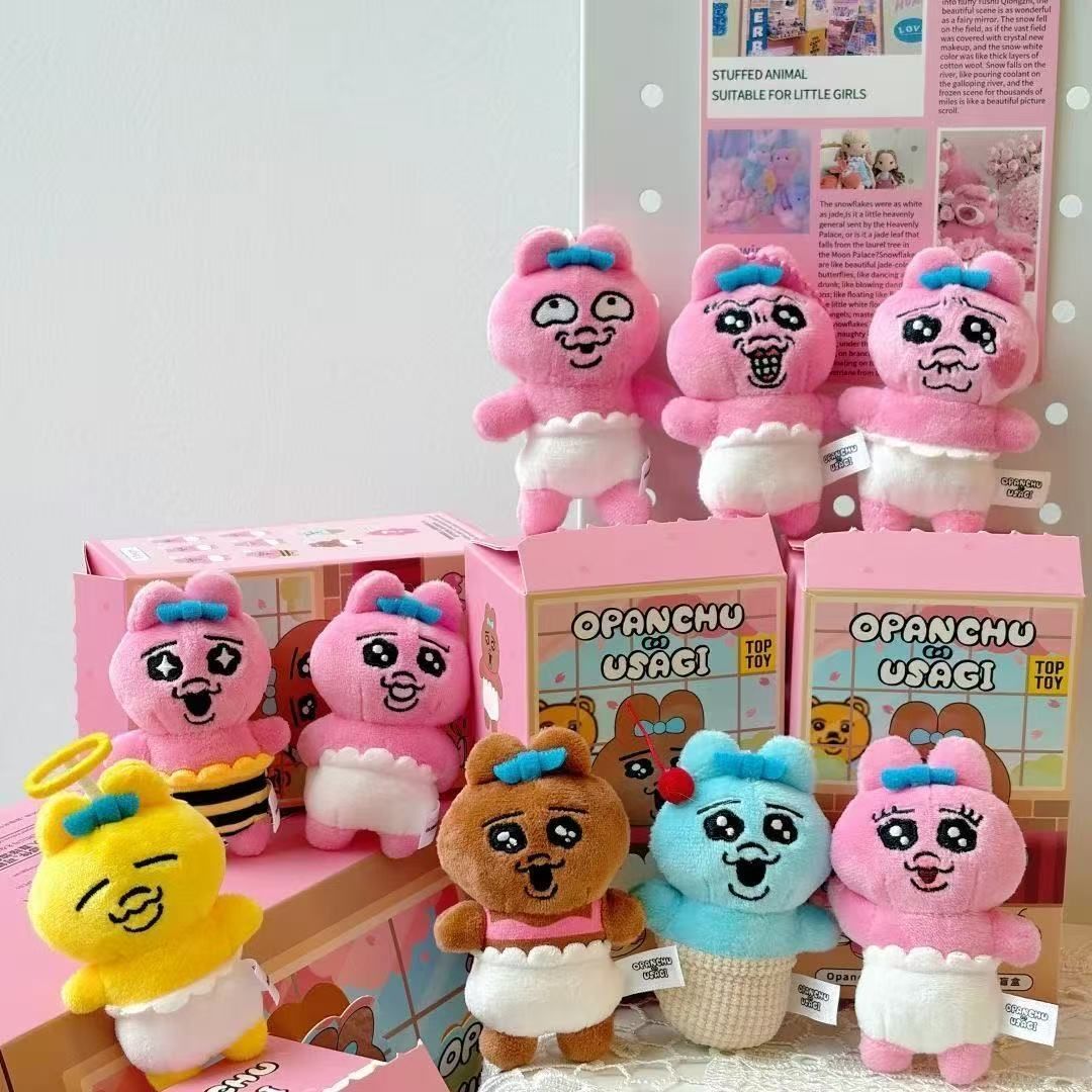 TOPTOY おぱんちゅうさぎ おちゃめな相棒 シリーズ ぬいぐるみ ストラップ ブラインド ボックスセット 1 BOX 入り
