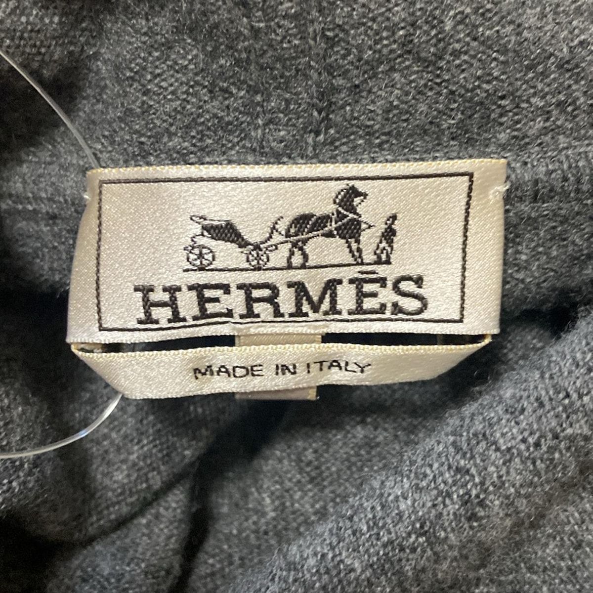 HERMES(エルメス) パーカー サイズM メンズ - グレー×ブルー×マルチ 