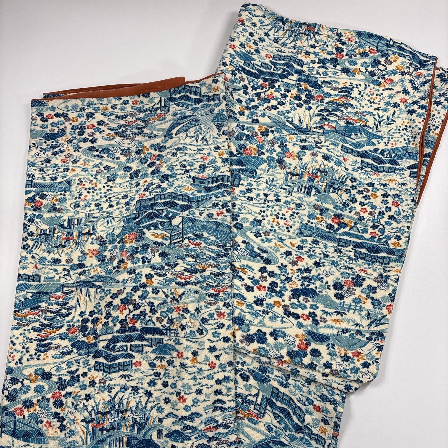 小紋 5枚 正絹 着物まとめ売り 同梱購入歓迎 リメイク用 着付け練習用