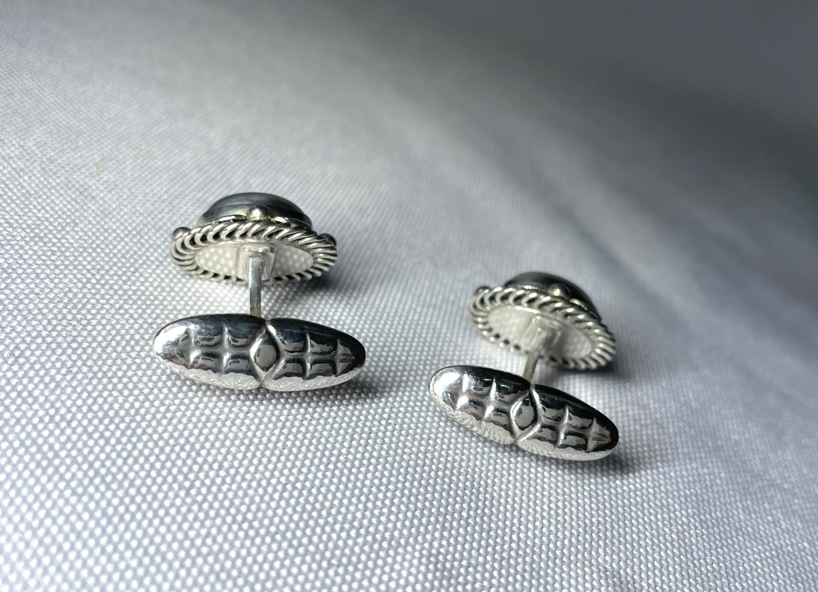 美品‼️　ジョージ・ジェンセン スターリングシルバー カフリンクス　SV925 ジョージジェンセン カフリンクス スターリングシルバー 箱 | 東京銀座