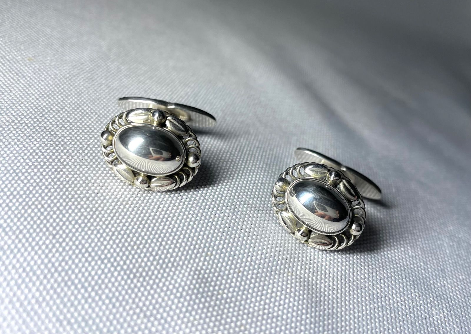 激レア 激レア ジョージジェンセン カフス カフリンクス 17 ヘマタイト