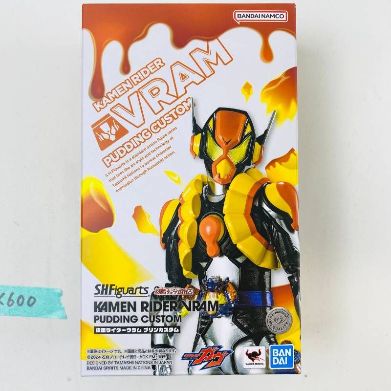 K 600ト バンダイ S H Figuarts 仮面ライダーヴラム プリンカスタム フィギュア SHF 特撮 仮面ライダー ヴラム 仮面ライダーガヴ サブライダー プリン どっプリンゴチゾウ ラーゲ9 ラキア アマルガ