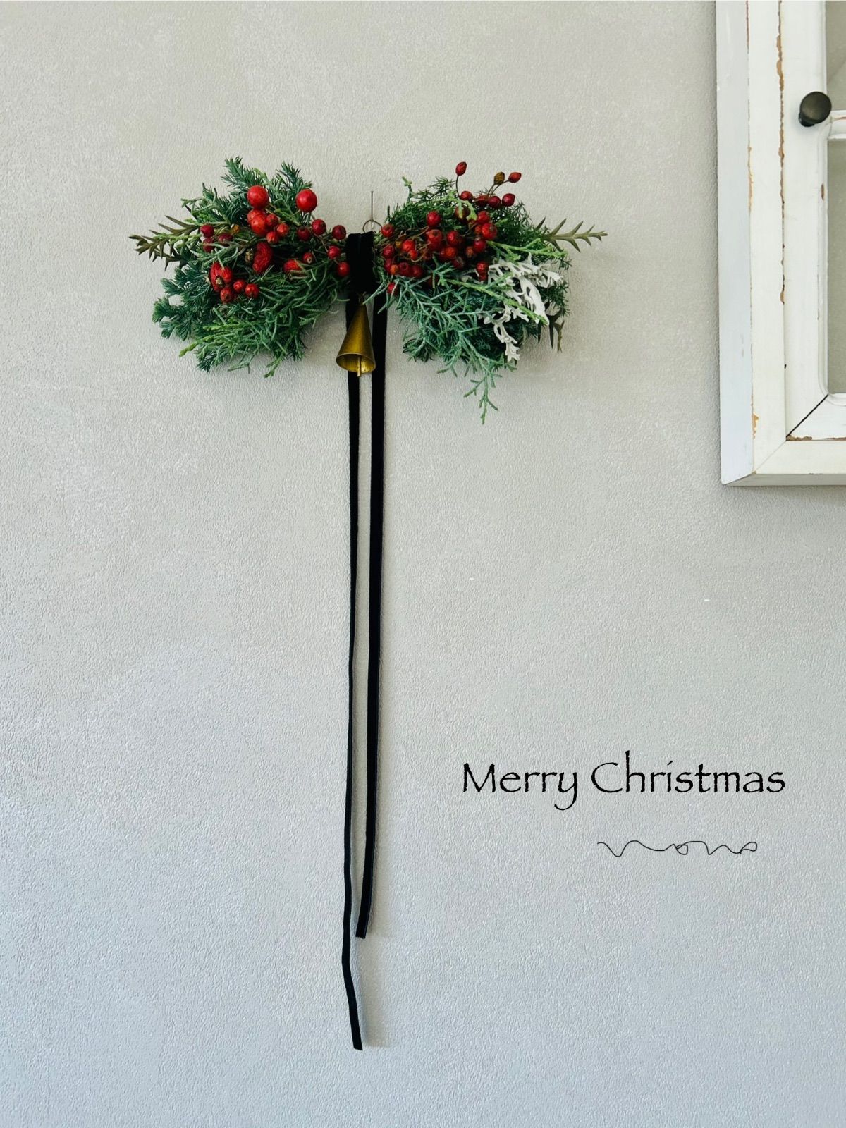 CREA様 Merry Christmas 2025 静かな森 赤い実のオーナメント 45cm