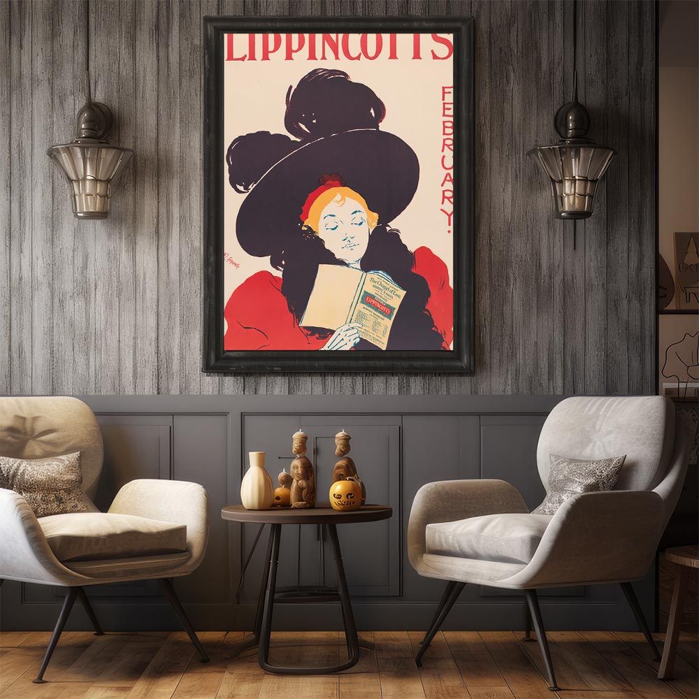 B4サイズ（約25x36cm）】【bn-poster-1928】超レトロ 復刻 絵画 古い