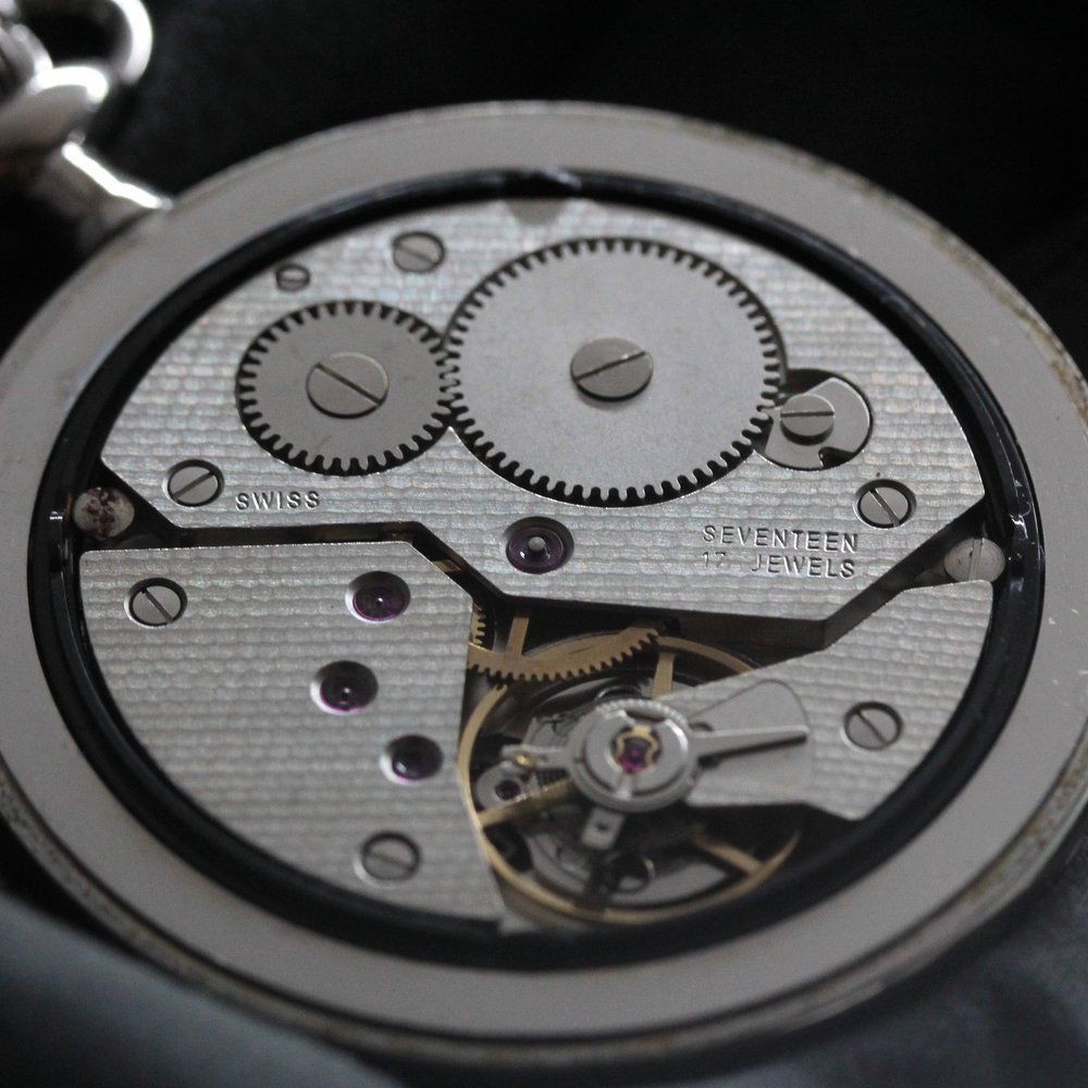 1853年創業のスイスブランド、ティソ（TISSOT）ハンターケース懐中時計