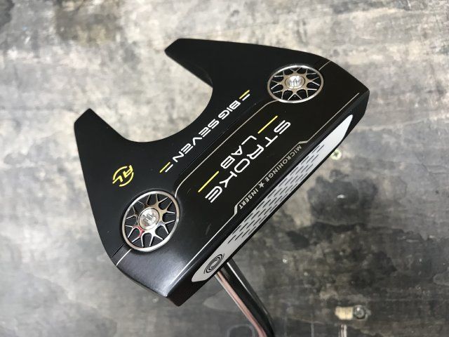 狭山□【中古】 パター オデッセイ STROKE LAB BLACK BIG SEVEN