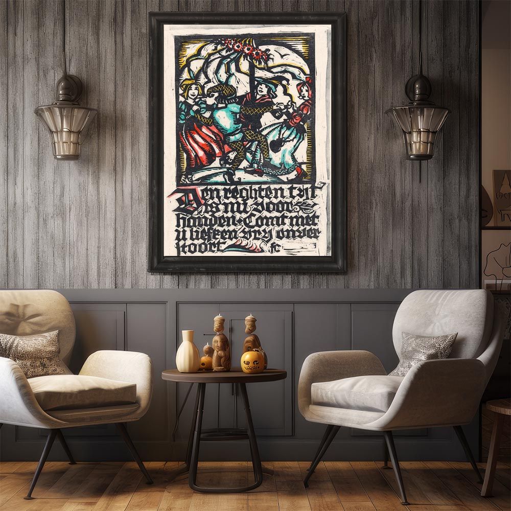 B4サイズ（約25x36cm）】【bn-poster-1958】超レトロ 復刻 絵画 古い