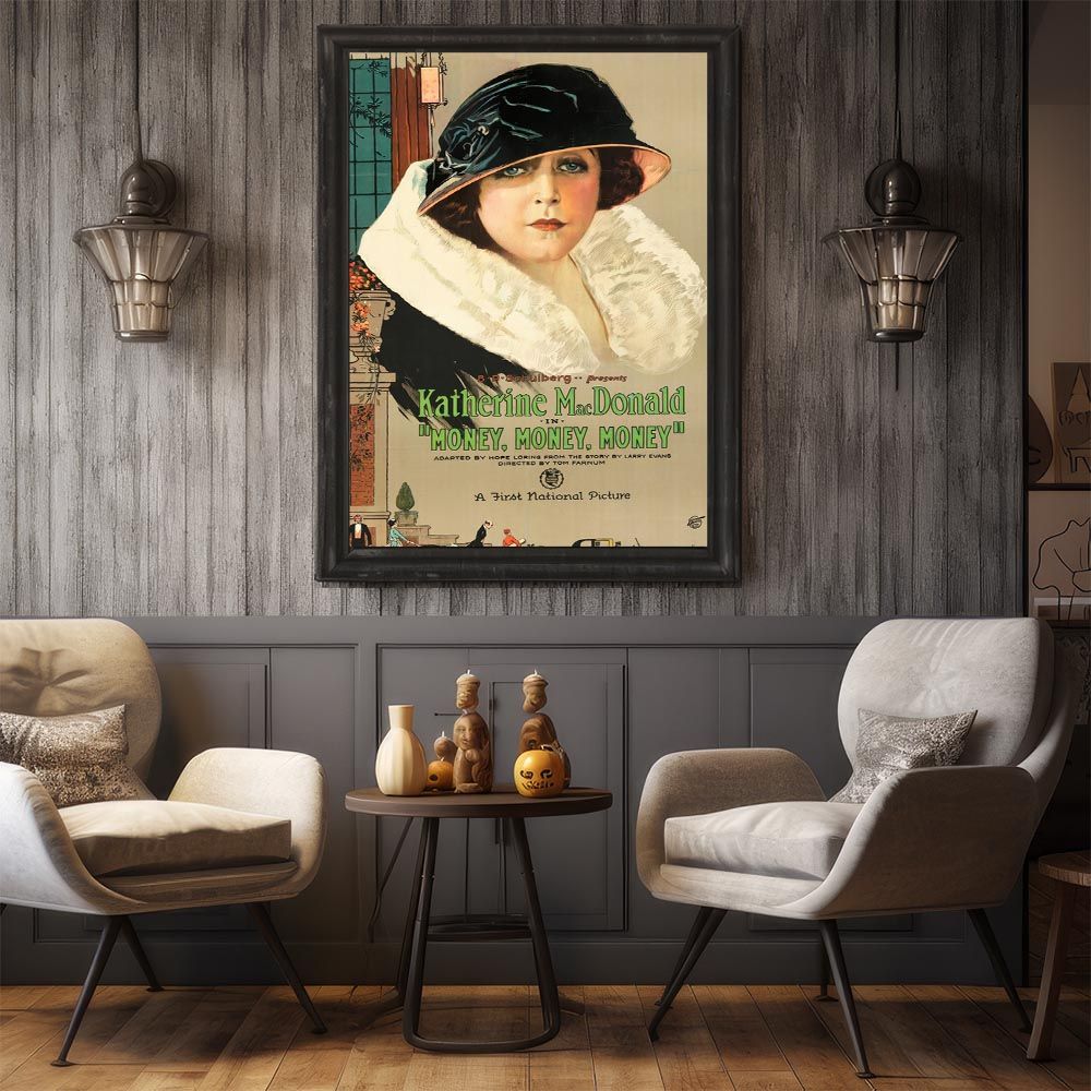 B4サイズ（約25x36cm）】【bn-poster-1971】超レトロ 復刻 絵画 古い