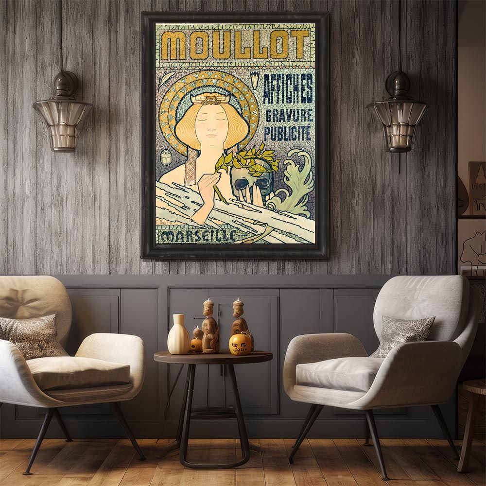 A4サイズ（約21x30cm）】【bn-poster-1976】超レトロ 復刻 絵画 古い